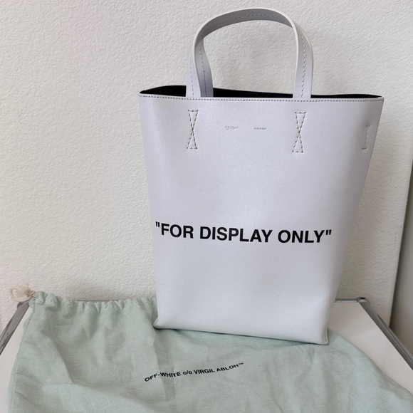 Off-White™ Sculpture Tote Bag in White Colorway | Hypebae Off-White White Tote Bag